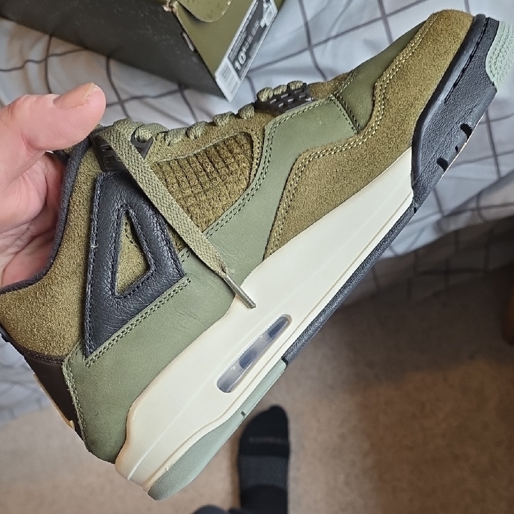 Jordan Olive Green Men's Sneakers - Picture 9 of 14